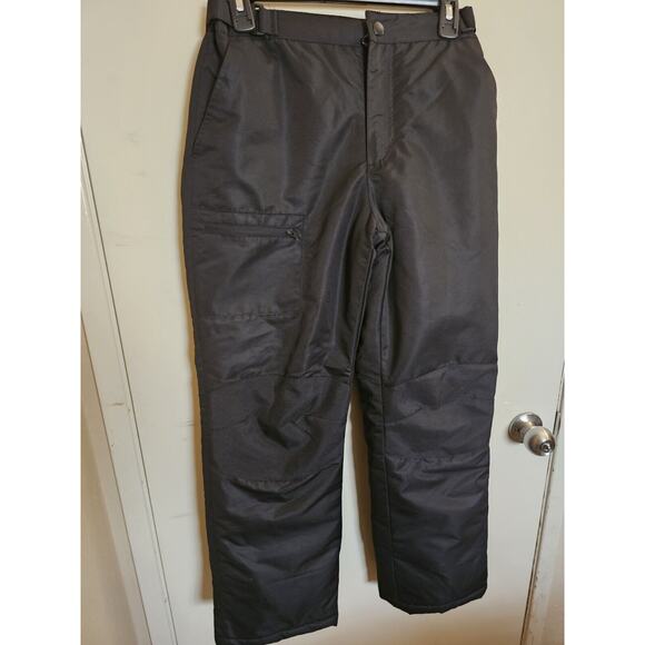 Swiss Tech Snow Pants Youth Unisex Black Size XL (14-16) Insulated, Polyester... - Picture 1 of 9